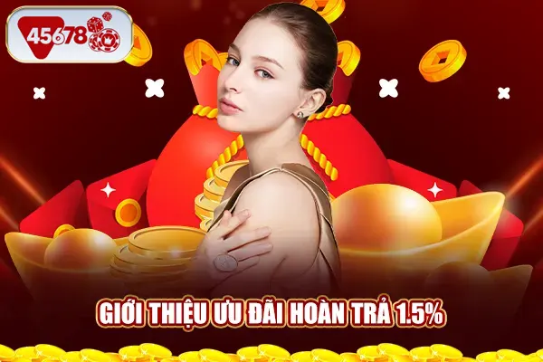 Giới thiệu ưu đãi hoàn trả 1.5%