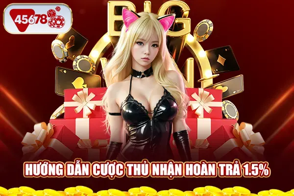 Hướng dẫn cược thủ nhận hoàn trả 1.5%