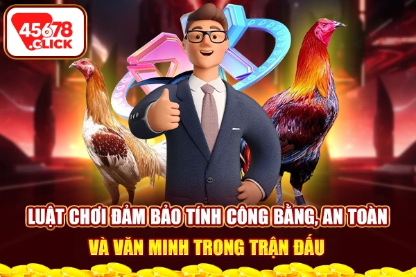 Luật chơi đảm bảo tính công bằng, an toàn và văn minh trong trận đấu