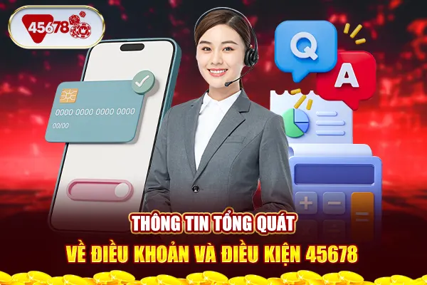 Thông tin tổng quát về điều khoản và điều kiện 45678