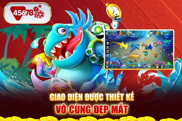 Giao diện game được thiết kế vô cùng đẹp mắt